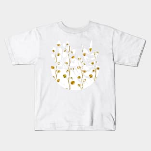 Golden Monstera Plants Kids T-Shirt